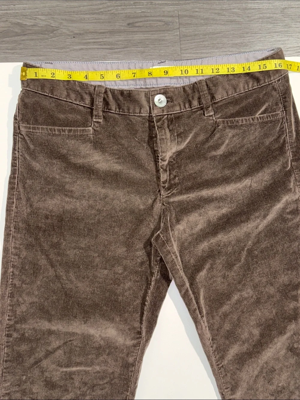 Banana Republic Men's Dark Brown Corduroy Trousers Size 30